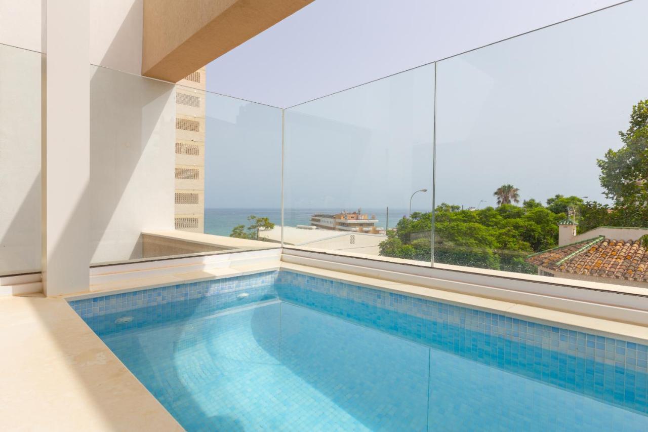 דירות טורמולינוס Terraza Del Mar: Apartamento Con Terraza Y Piscina מראה חיצוני תמונה