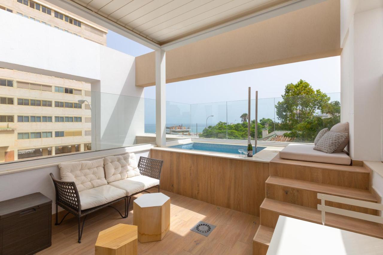 דירות טורמולינוס Terraza Del Mar: Apartamento Con Terraza Y Piscina מראה חיצוני תמונה