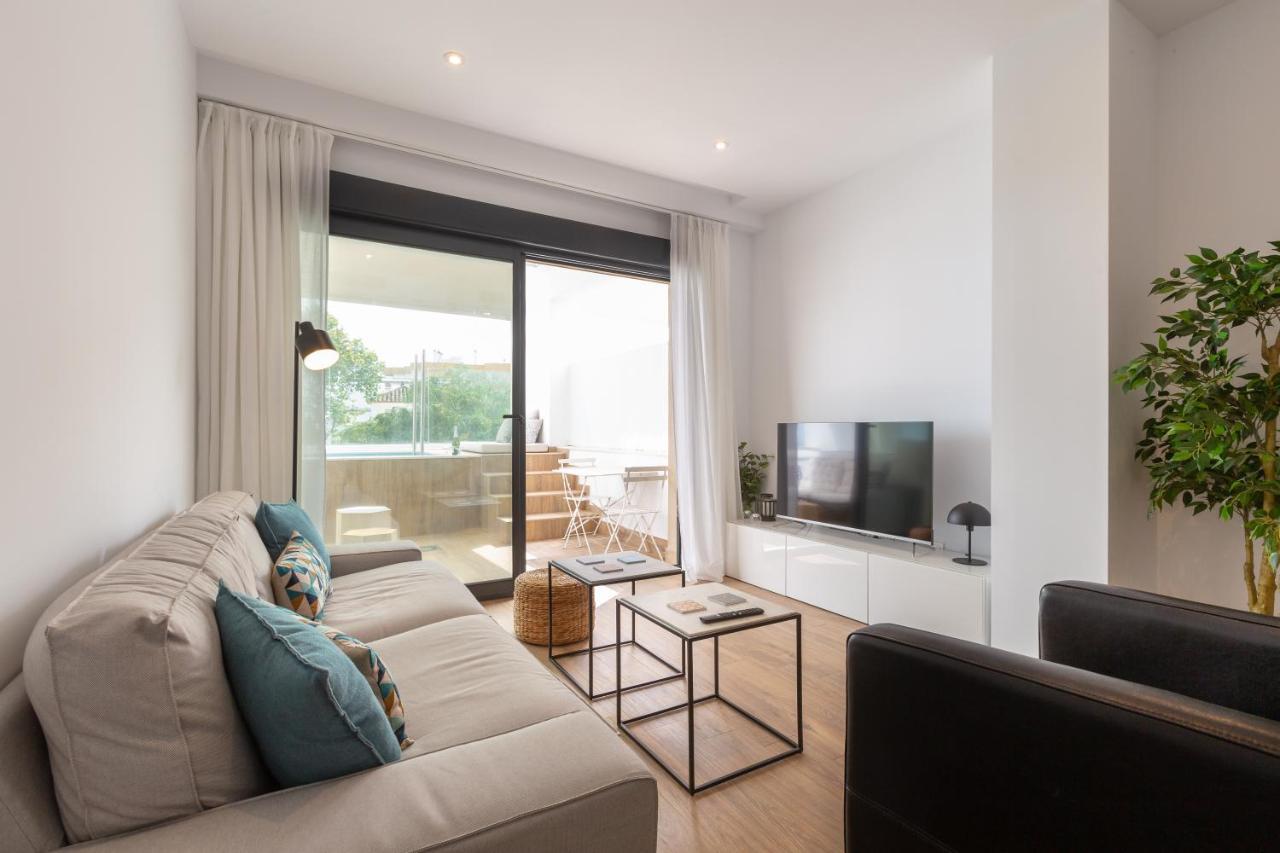דירות טורמולינוס Terraza Del Mar: Apartamento Con Terraza Y Piscina מראה חיצוני תמונה